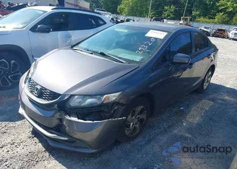 2015 Honda Civic Lx из США, поврежденный, VIN 19XFB2F50FE293207